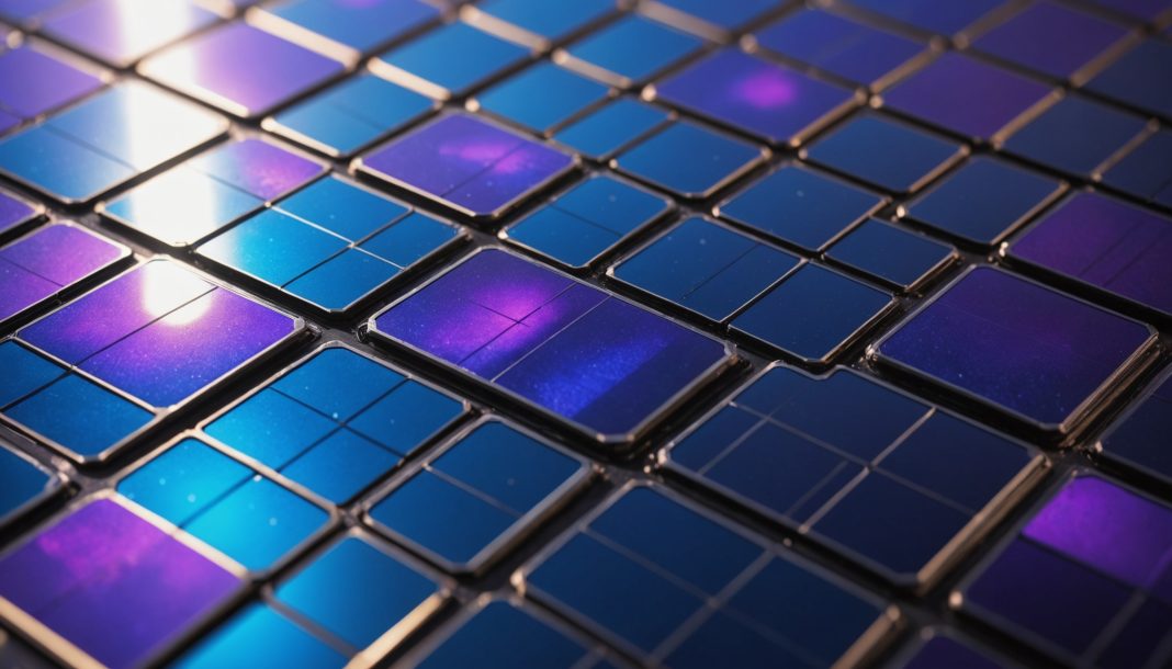 Cellule solaire tandem silicium-pérovskite à haut rendement
