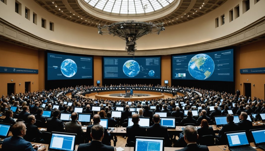 Conférence internationale de recherche spatiale réunissant des scientifiques du monde entier