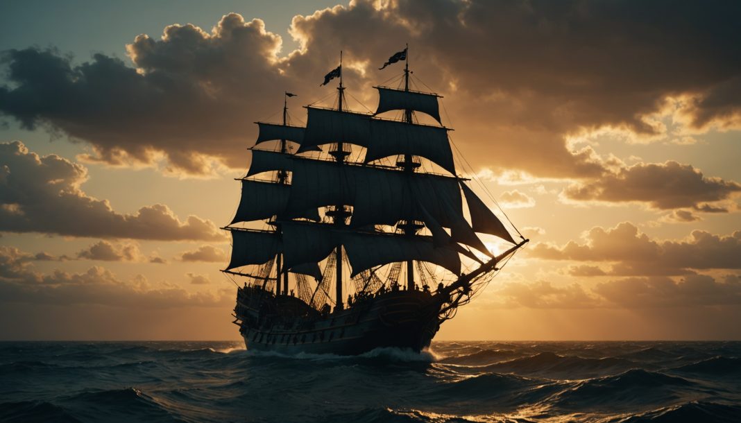 Illustration d'un navire pirate évoquant l'univers One Piece